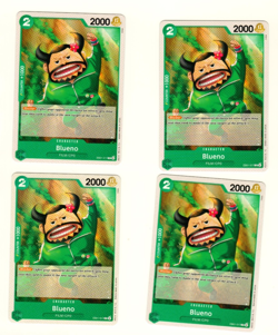Set Of 4 Blueno Film/CPO EB01-017 One Piece Trading Card - Image 3
