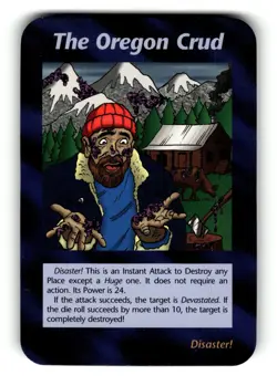 The Oregon Crud Card Unlimited INWO Illuminati New World Order Game LP - Image 1