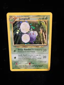 Pokemon TCG Jumpluff Neo Genesis Holo Card 7/111 Unlimited Rare - Image 3