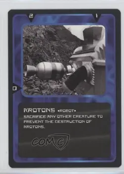 1996 Doctor Who - Collectible Card Game Card Game Kotons Krotons 2e7 - Image 1