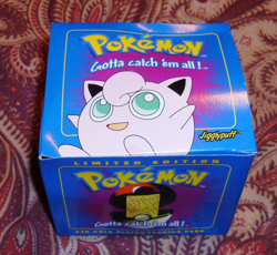 Pokemon Burger King 23k Gold Plated Trading Card Jigglypuff Sealed In Blue Box - Image 1