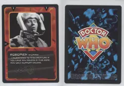1996 Doctor Who - Collectible Card Game Card Game Robomen 2e7 - Image 3