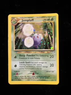 Jumpluff 7/111 Swirl Neo Genesis Set Unlimited Holo Rare Pokemon Card TCG WOTC - Image 1
