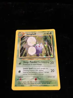 Jumpluff 7/111 Swirl Neo Genesis Set Unlimited Holo Rare Pokemon Card TCG WOTC - Image 2