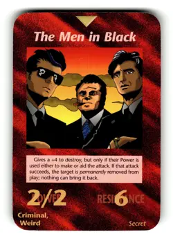 The Men In Black Card Unlimited INWO Illuminati New World Order Game LP - Image 1