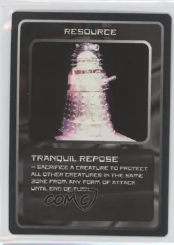 1996 Doctor Who - Collectible Card Game Card Game Tranquil Repose 6b1 - Image 1
