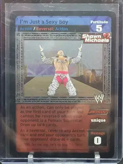 WWE RAW Deal I'm Just A Sexy Boy Foil Card - Image 1