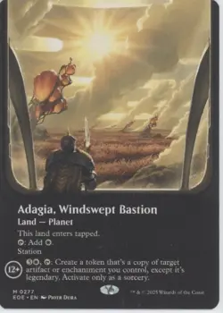 MTG Edge of Eternities #277 Adagia, Windswept Bastion Full Art NM - Image 1