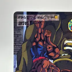 Sagat Street Fighter Ⅱ2 Trading Card TCG Carddass Capcom Japanese 1995 - Image 5