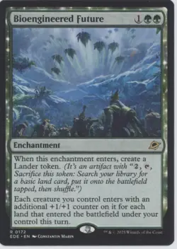 MTG Edge of Eternities #172 Bioengineered Future Near Mint or Better tcg - Image 1