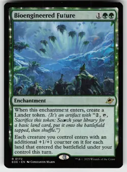 MTG Edge of Eternities #172 Bioengineered Future Near Mint or Better tcg - Image 1