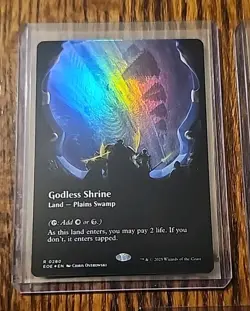 MTG- Godless Shrine - Thespian's Stage & Island Full Art -Edge of Eternities 🔥 - Image 2