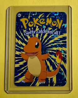 Charmander #4 - Vintage Vending Machine Prism Sticker 2000 - Pokemon Card Foil - Image 1