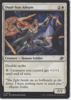 MTG Edge of Eternities #12 Dual-Sun Adepts (0012) Near Mint - Image 1