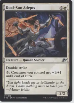 MTG Edge of Eternities #12 Dual-Sun Adepts (0012) Near Mint - Image 1