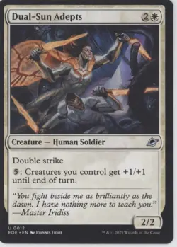 MTG Edge of Eternities #12 Dual-Sun Adepts (0012) Near Mint - Image 1