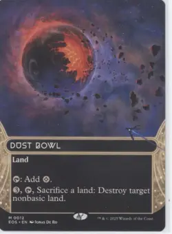 MTG Edge of Eternities: Stellar Sights #12 Dust Bowl (0012) (Borderless) NM - Image 1