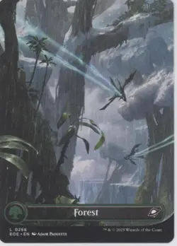 MTG Edge of Eternities #266 Forest (0266) (Borderless) Near Mint or Better tcg - Image 1
