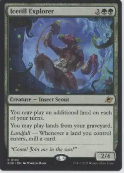 MTG Edge of Eternities #192 Icetill Explorer Near Mint or Better tcg - Image 1
