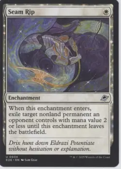 MTG Edge of Eternities #34 Seam Rip Near Mint or Better tcg - Image 1