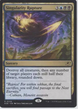 MTG Edge of Eternities #228 Singularity Rupture Near Mint or Better tcg - Image 1