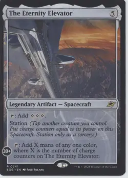 MTG Edge of Eternities #241 The Eternity Elevator Near Mint or Better tcg - Image 1
