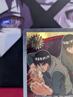 Rock Lee & Might Guy 262 Super Rare Holo Foil Naruto CCG TCG Card Bandai NM - Image 3