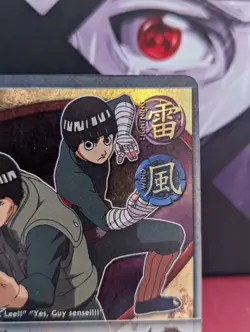 Rock Lee & Might Guy 262 Super Rare Holo Foil Naruto CCG TCG Card Bandai NM - Image 4