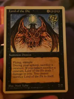 MTG Lord of the Pit Alternate 4th Edition Regular Rare - Image 1
