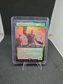 Barret, Avalanche Leader (Extended Art) MTG Magic Final Fantasy - Foil R 0166 - Image 1