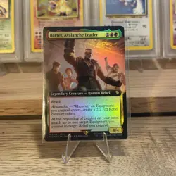 Barret, Avalanche Leader (Extended Art) MTG Magic Final Fantasy - Foil R 0166 - Image 1