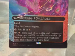 Wandering Fumarole GALAXY FOIL STELLAR SIGHTS BORDERLESS Edge of Eternities MTG - Image 2
