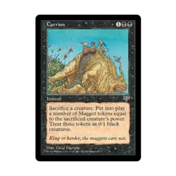 WOTC MtG Mirage Carrion (R) EX - Image 1