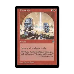 WOTC MtG Stronghold Ruination (R) EX - Image 1