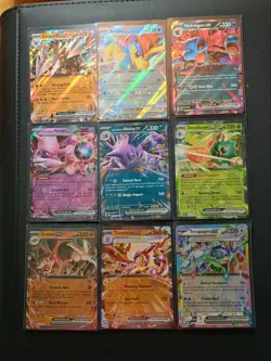 Lot Of Pokemon Cards 9 NM EX Cards!! TRs Mewtwo Toxtricity Ex Terrapagos Ex Etc - Image 1