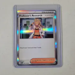 Pokemon Professors Research Scarlet & Violet Base SVI EN 189/198 Holo Rare NM/M - Image 1