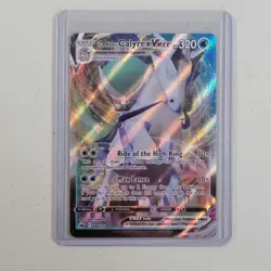 2021 Pokemon Ice Rider Calyrex VMAX #046/198 Chilling Reign Ultra Rare Holo NM/M - Image 1