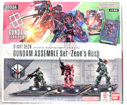 Gundam Card Game Start Deck Gundam Assemble Set Zeon's Rush 【ST03A】 - Image 1