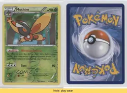 Mothim Reverse Foil Pokemon XY Fates Collide #4 READ 2f4 - Image 3