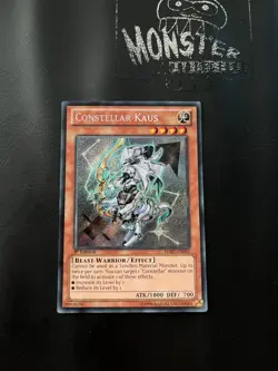 YUGIOH CONSTELLAR KAUS SECRET RARE HA07-EN045 1ST EDITION - Image 1
