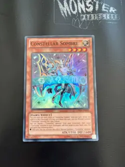 YUGIOH CONSTELLAR SOMBRE SUPER RARE LTGY-EN093 MIXED EDITIONS - Image 1