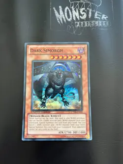 YUGIOH DARK SIMORGH SUPER RARE CT08-EN006 LIMITED EDITION - Image 1