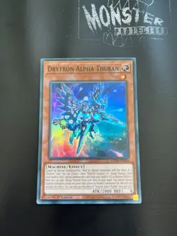 YUGIOH DRYTRON ALPHA THUBAN SUPER RARE GEIM-EN024 1ST EDITION - Image 1