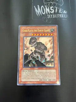YUGIOH GAIA PLATE THE EARTH GIANT ULTRA RARE ANPR-EN094 - Image 1