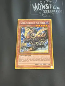 YUGIOH GOLDD, WU-LORD OF DARK WORLD GOLD RARE PGLD-EN054 - Image 1