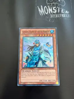 YUGIOH GENERAL RAIHO OF THE ICE BARRIER SUPER RARE WGRT-EN039 LIMITED EDITION - Image 1