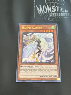 YUGIOH HARPIE DANCER ULTRA RARE DUPO-EN044 1ST EDITION - Image 1
