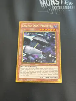 YUGIOH KOZMO DOG FIGHTER GOLD SECRET RARE PGL3-EN030 1ST EDITION - Image 1