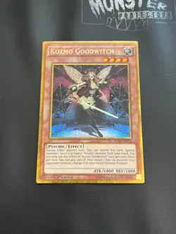 YUGIOH KOZMO GOODWITCH GOLD SECRET RARE PGL3-EN025 1ST EDITION - Image 1