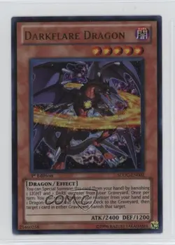 Darkflare Dragon 1st Ed. YuGiOh s Collide Structure Deck #SDDC-EN002 gl9 - Image 1